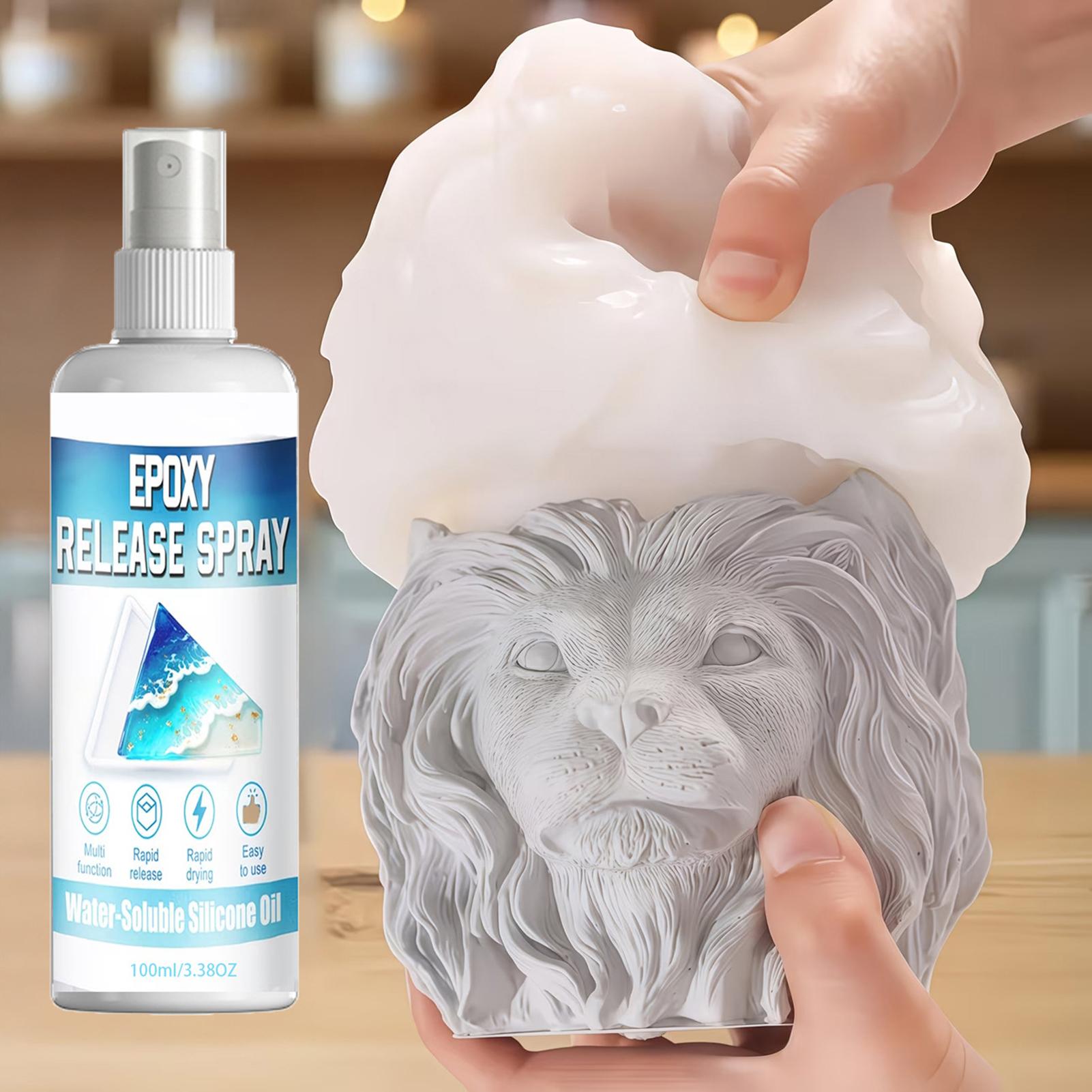 Resin Art Tools - Силиконовый спрей-разделитель для эпоксидных смол: прочный,