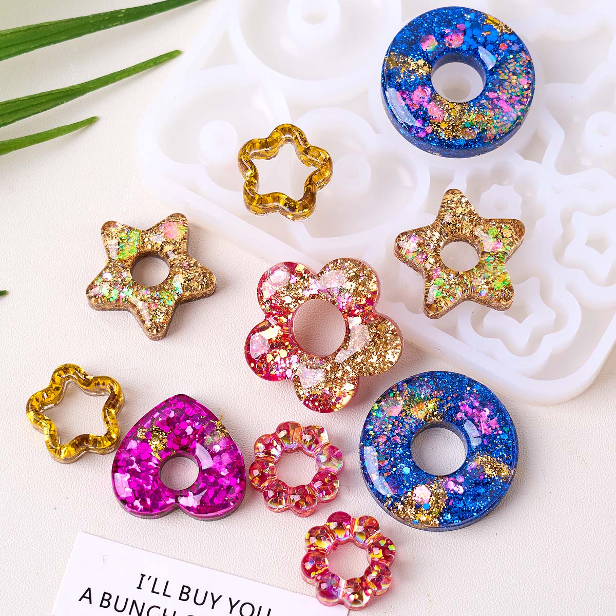 Resin Art Kit With Molds - Многофункциональная силиконовая форма для ювелирных изделий,