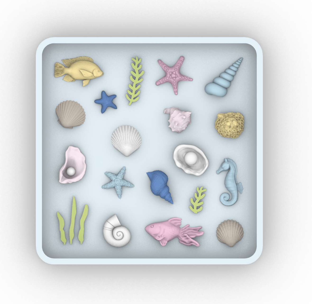 Resin Art Guide - Силиконовая форма для 3D-аксессуаров в виде