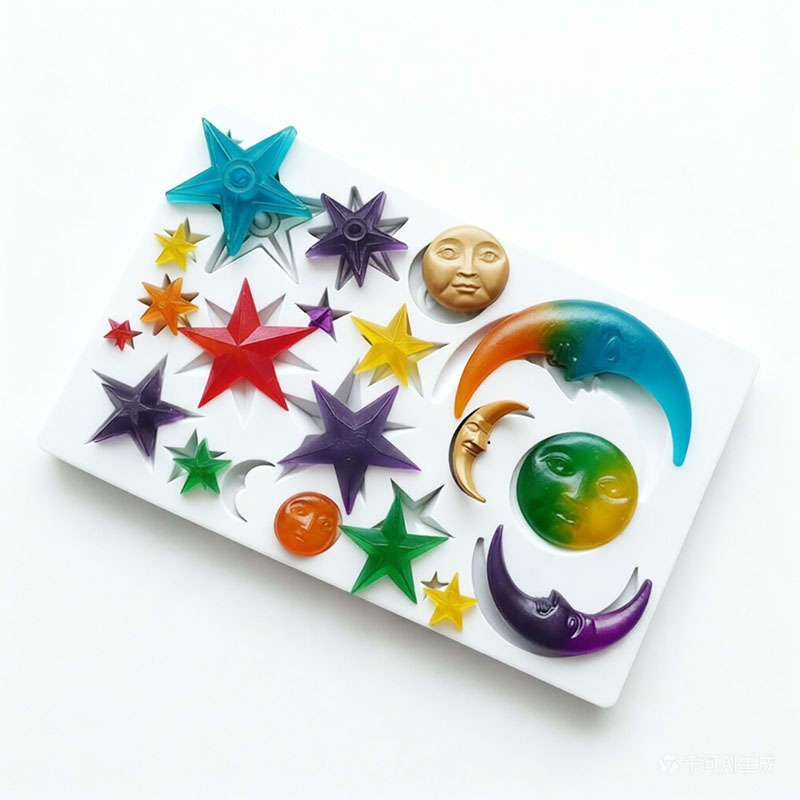 Resin Art Kit With Molds - Силиконовые формы для полимерной глины и
