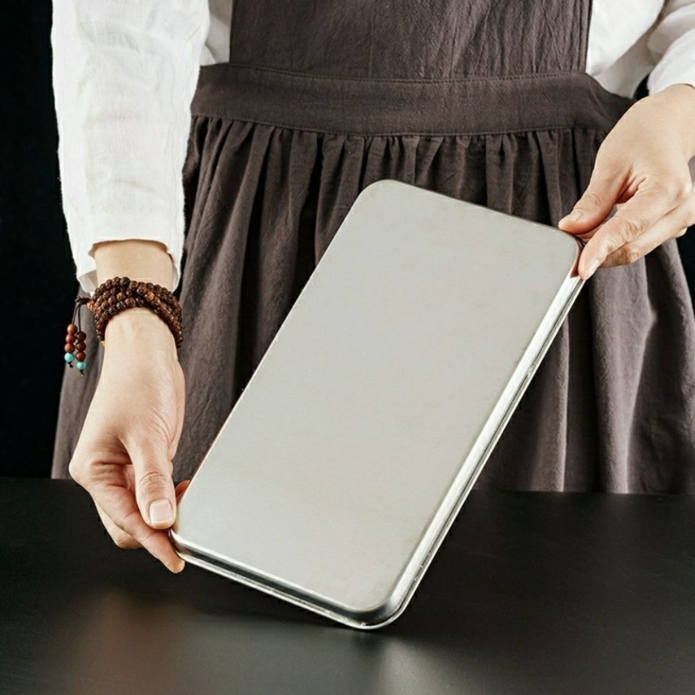 Tray Mold Rectangle - Поднос из пищевой нержавеющей стали, устойчивый