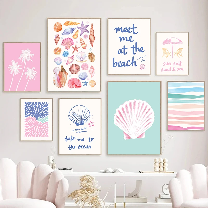 Resin Art Wall - Настенный декор Coastal Gallery: летние морские