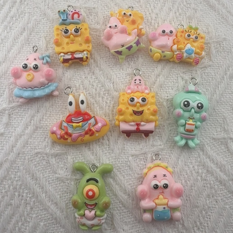 Resin Art Engagement - 10 шт. подвесок из смолы с