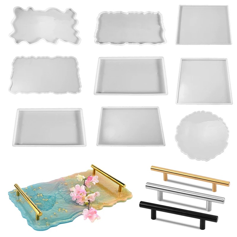 Resin Art Kit With Molds - Поднос из эпоксидной смолы, силиконовая форма,
