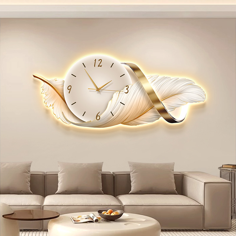 Resin Art Watch - Большой размер металлические настенные художественные часы