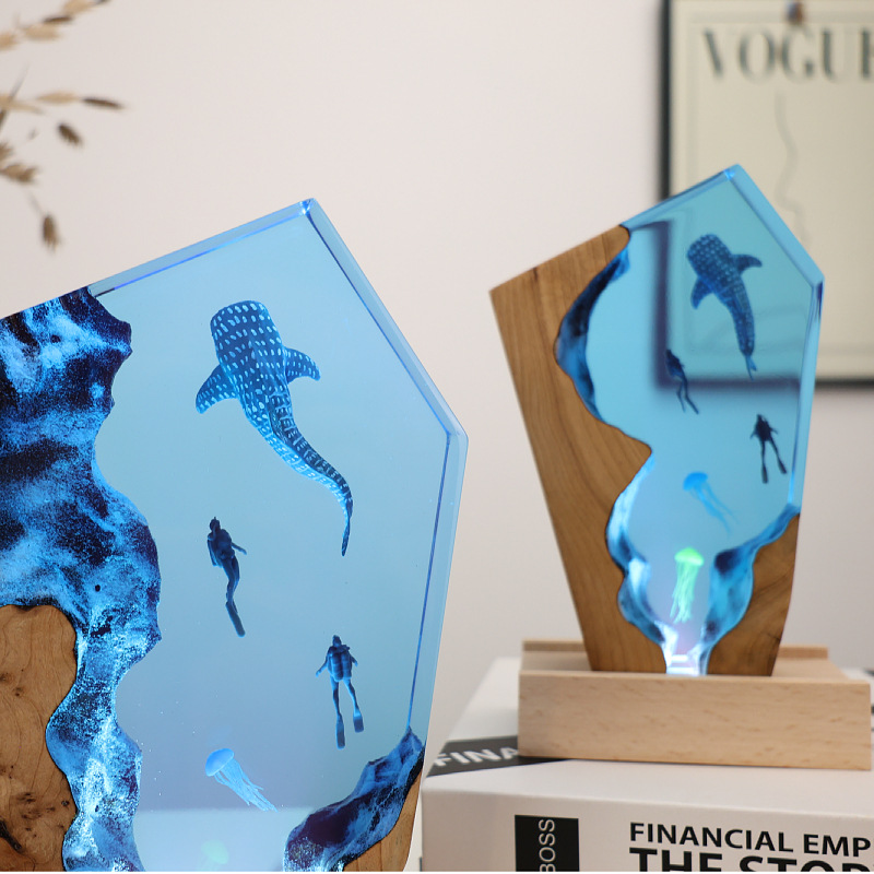 Светящаяся настольная фигурка  – обзор и цена Resin Art Gift For Anniversary