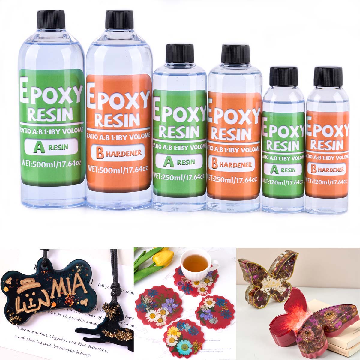 Комплект эпоксидной смолы соот – обзор и цена Resin Art Kit With Molds