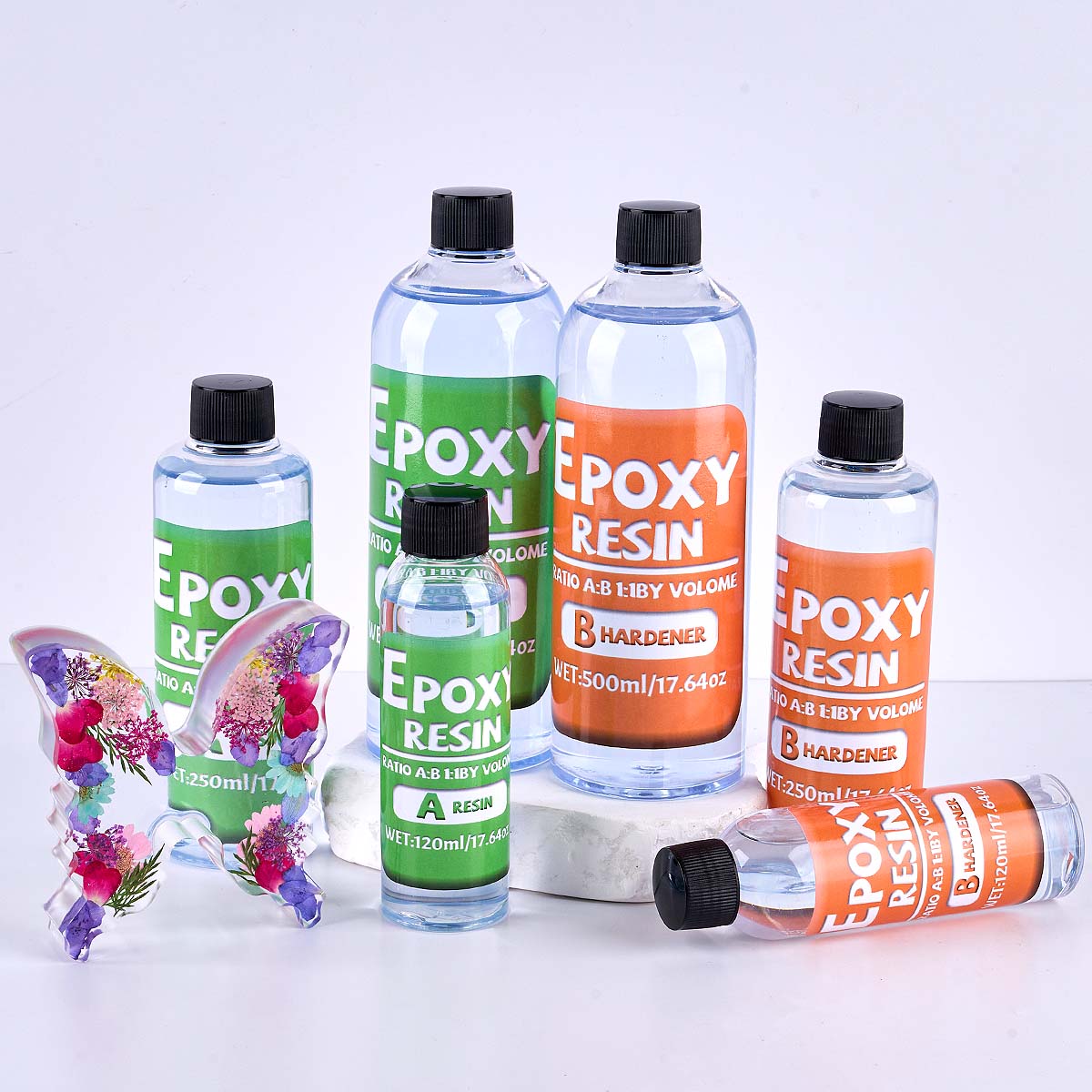 Комплект эпоксидной смолы соот – обзор и цена Resin Art Kit With Molds