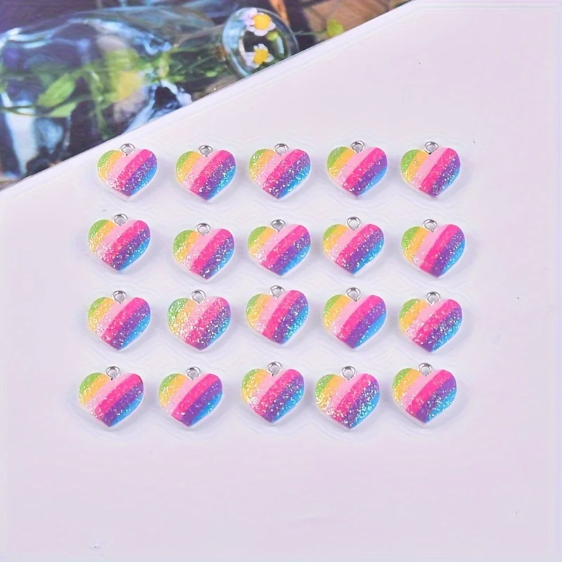 10 шт. разноцветных подвесок в – обзор и цена Resin Art Engagement