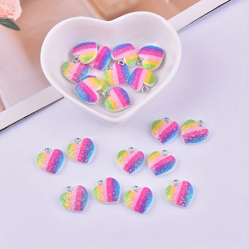 10 шт. разноцветных подвесок в – обзор и цена Resin Art Engagement