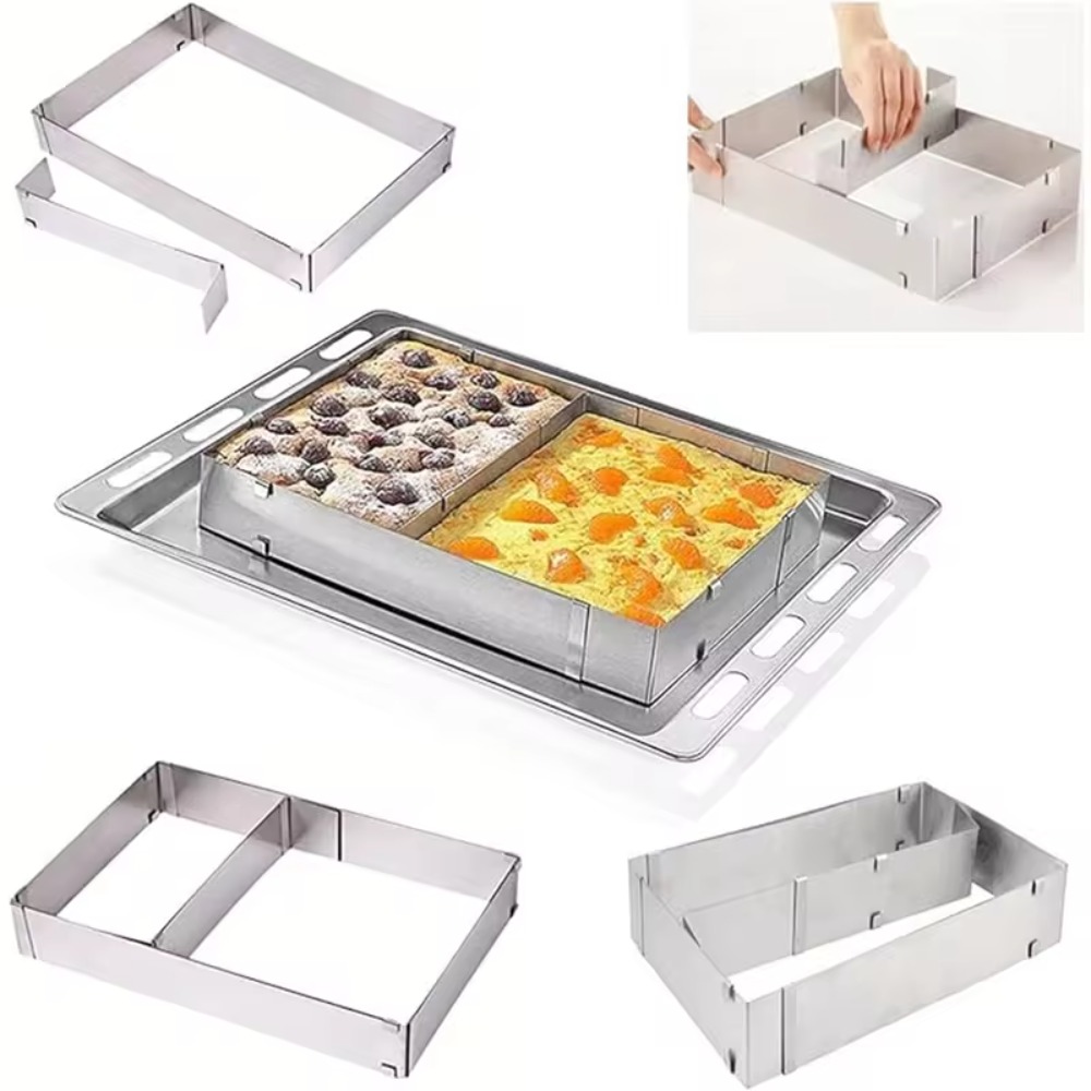 Регулируемое кольцо для мусса  – обзор и цена Tray Mold Rectangle