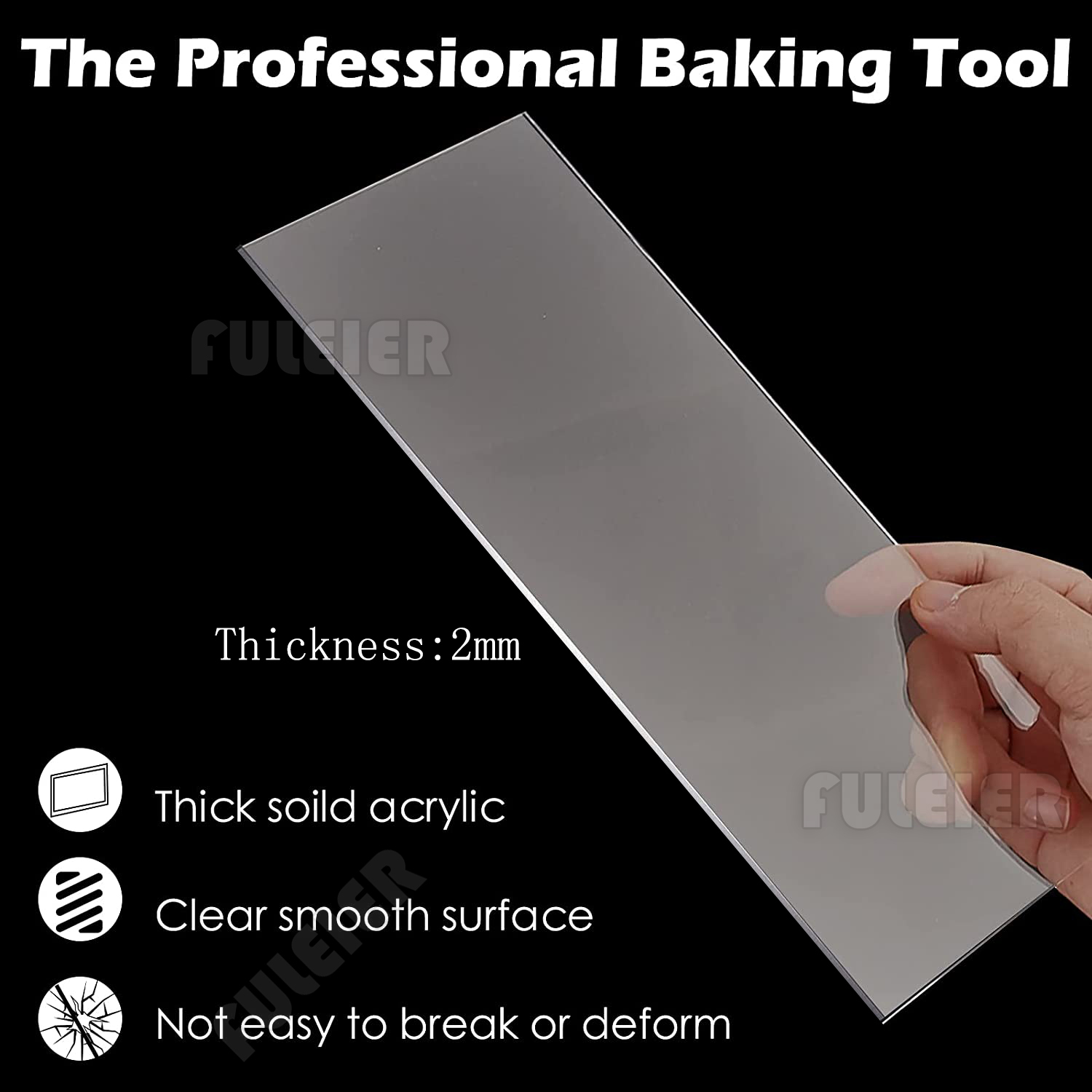 Акриловый скребок для торта, п – обзор и цена Tray Mold Rectangle
