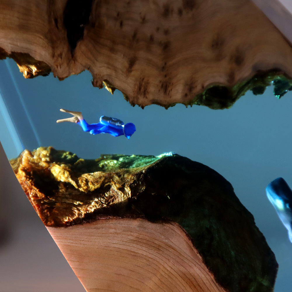 Новая подводная фигурка дайвер – обзор и цена Resin Art Gift For Anniversary