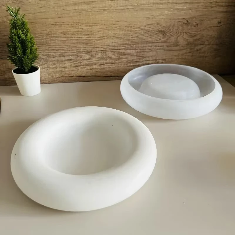 Большой круглый поднос, цемент – обзор и цена Tray Mold Rectangle