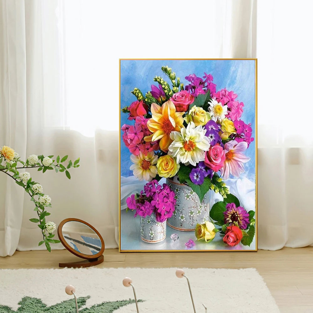 Алмазная мозаика 5D с цветами: – обзор и цена Resin Art Wall