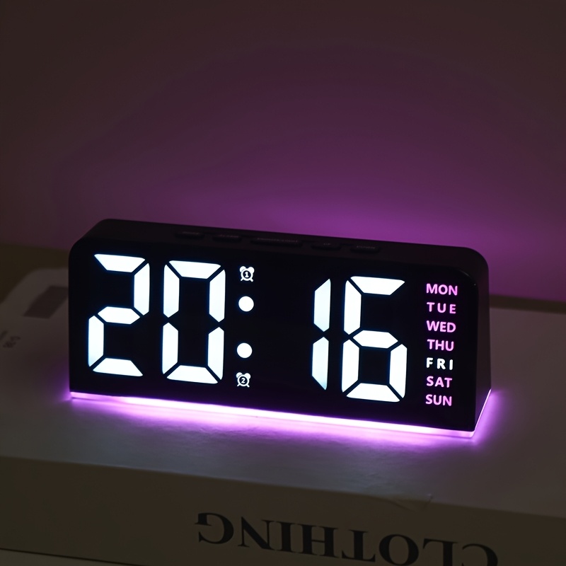 Цифровой светодиодный будильни – обзор и цена Resin Art Watch