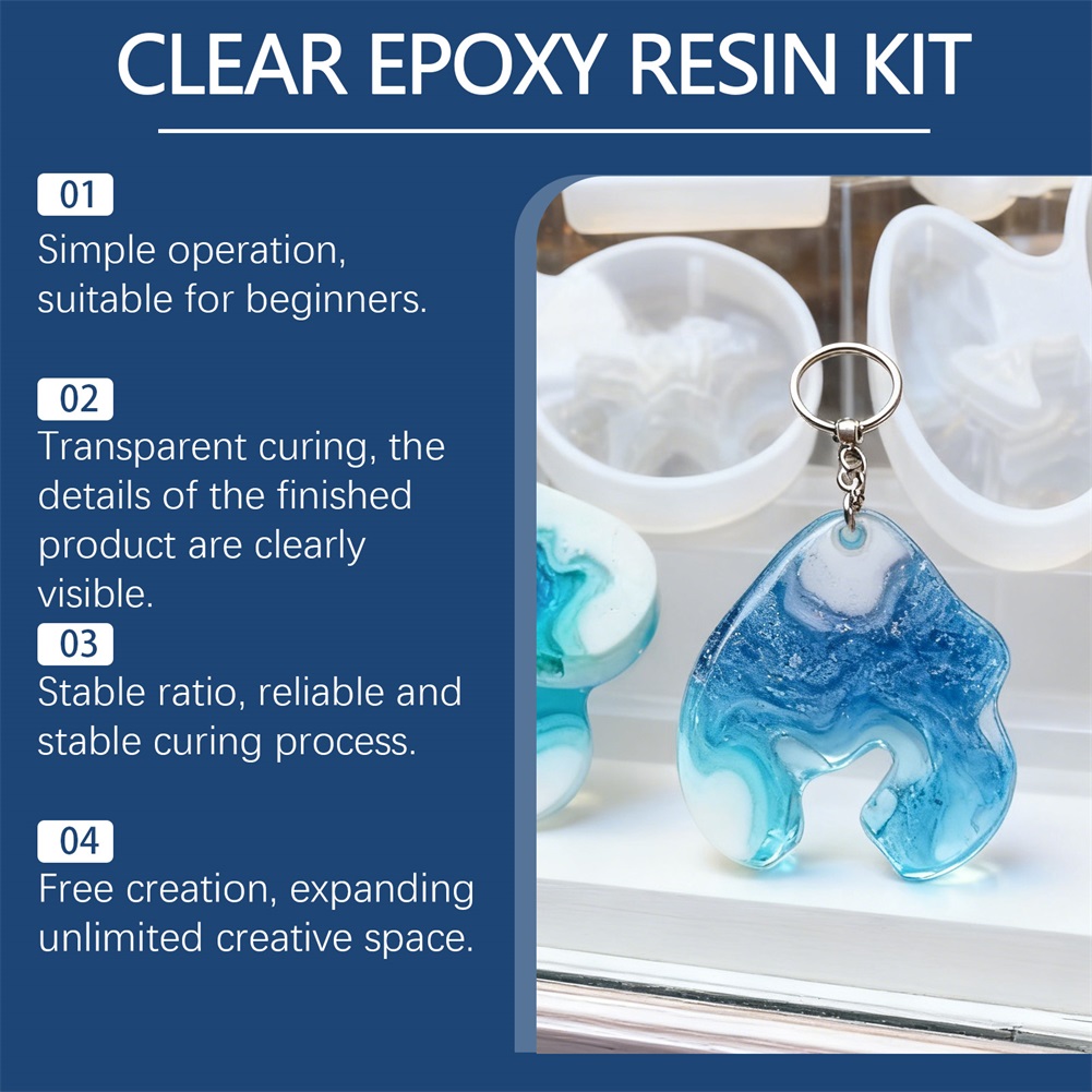 Набор для творчества: прозрачн – обзор и цена Resin Art Kit With Molds