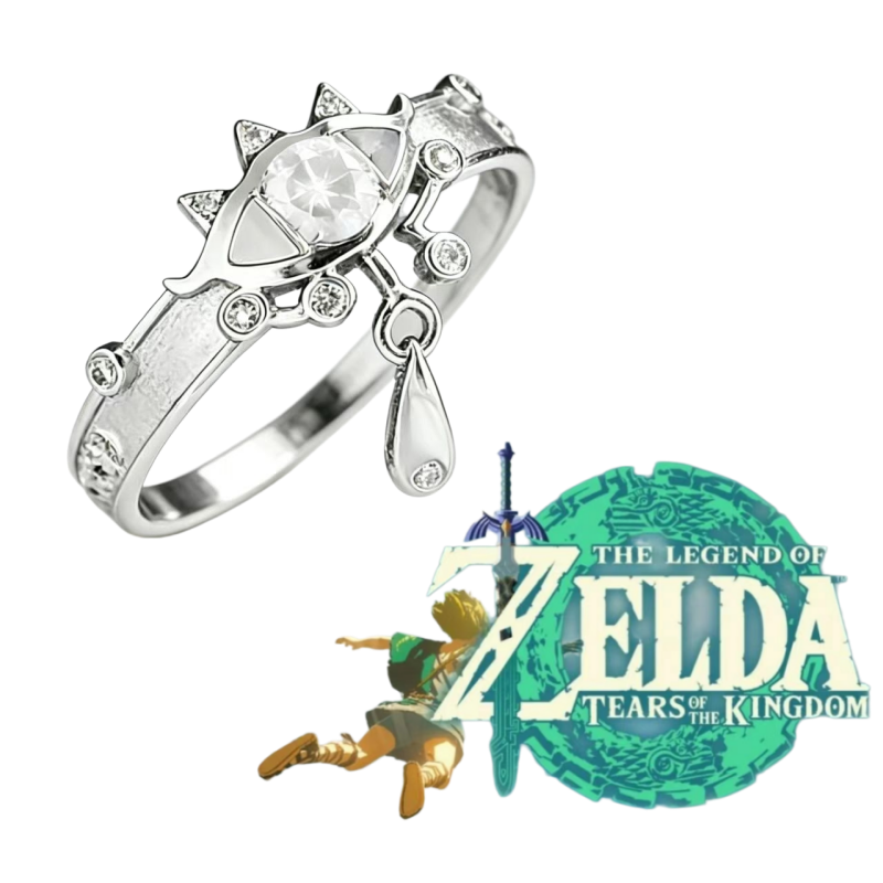 Модные 2D-кольца в стиле The L – обзор и цена Resin Art Zelda
